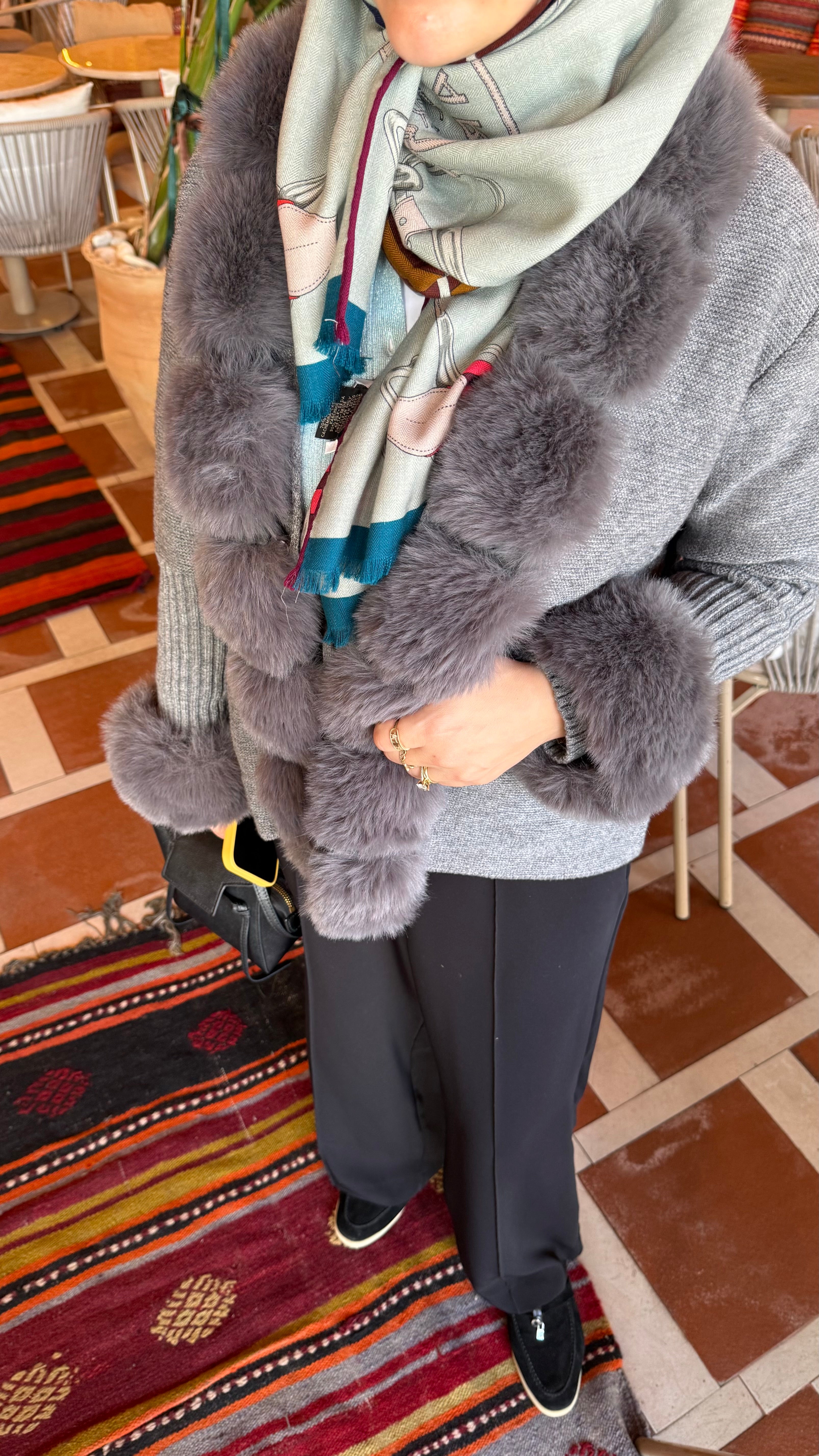 Kürk Triko Hırka