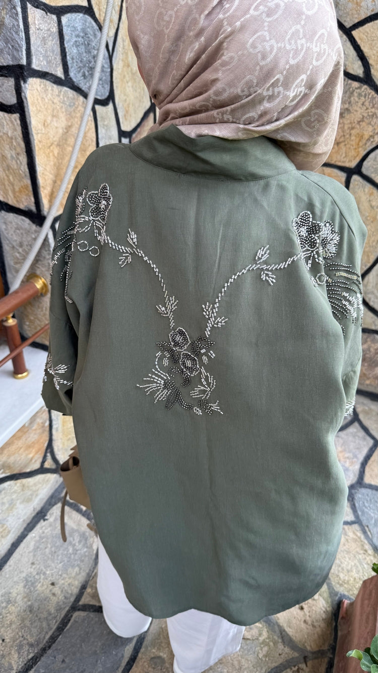 TENCEL TASARIM KİMONO
